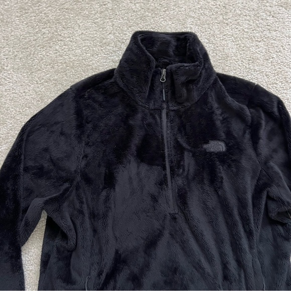 The North Face Osito 1/4 Zip Fleece Jacket Sweater Black Pullover Sz XL NF0A3XBC - Picture 5 of 16